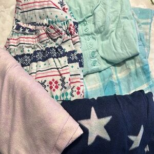 Pajama pants BUNDLE!!  4 pairs of pj pants and one top! 2 large and 2 xtra large